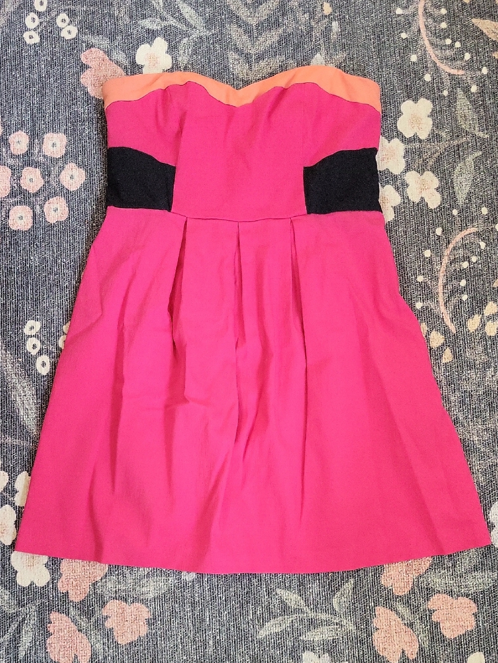 Sparkle & Fade Pink Colorblock Mini Dress